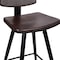 Flash Furniture Brown LeatherSoft Barstools with Gold Tips, PK2 AY-S02-BR-GG - alternate 5